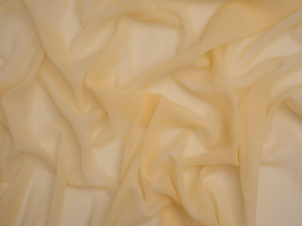 Minerva Core Range Sand Light Sheer Chiffon Fabric