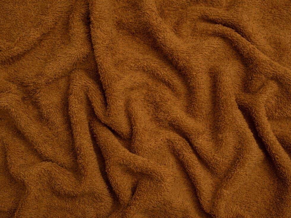 Minerva Core Range Camel Luxury Cotton Towelling Fabric