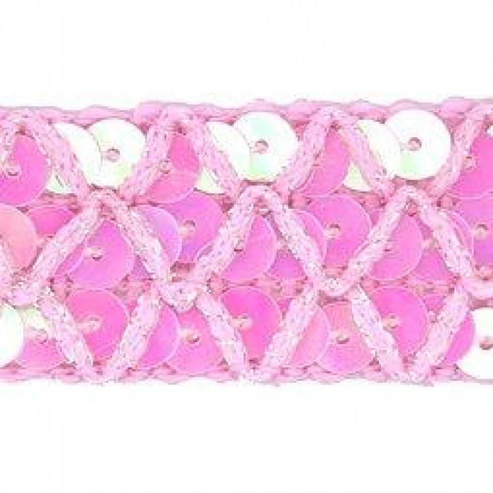 Black Sequin Braid Trim