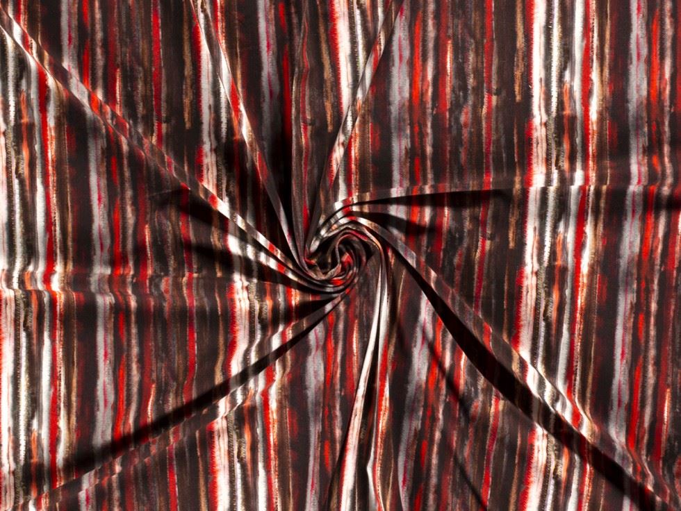 Cotton Jersey Stretch Knit Fabric Red
 