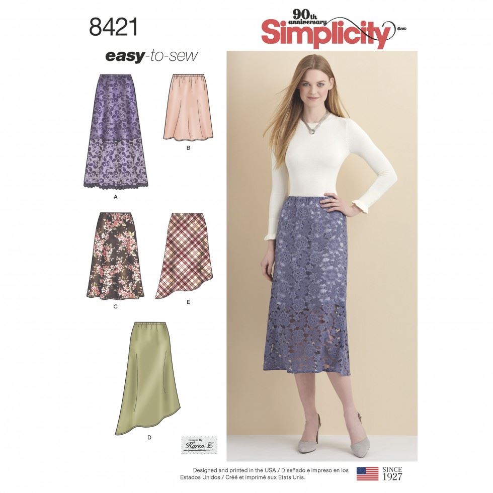 Simplicity Women's Skirts Sewing Pattern 8421 (U5 16-24) - Image 3