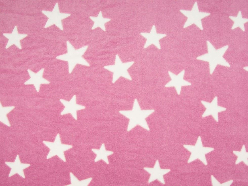 Pink Deadstock Plush Cuddle Fleece Fabric