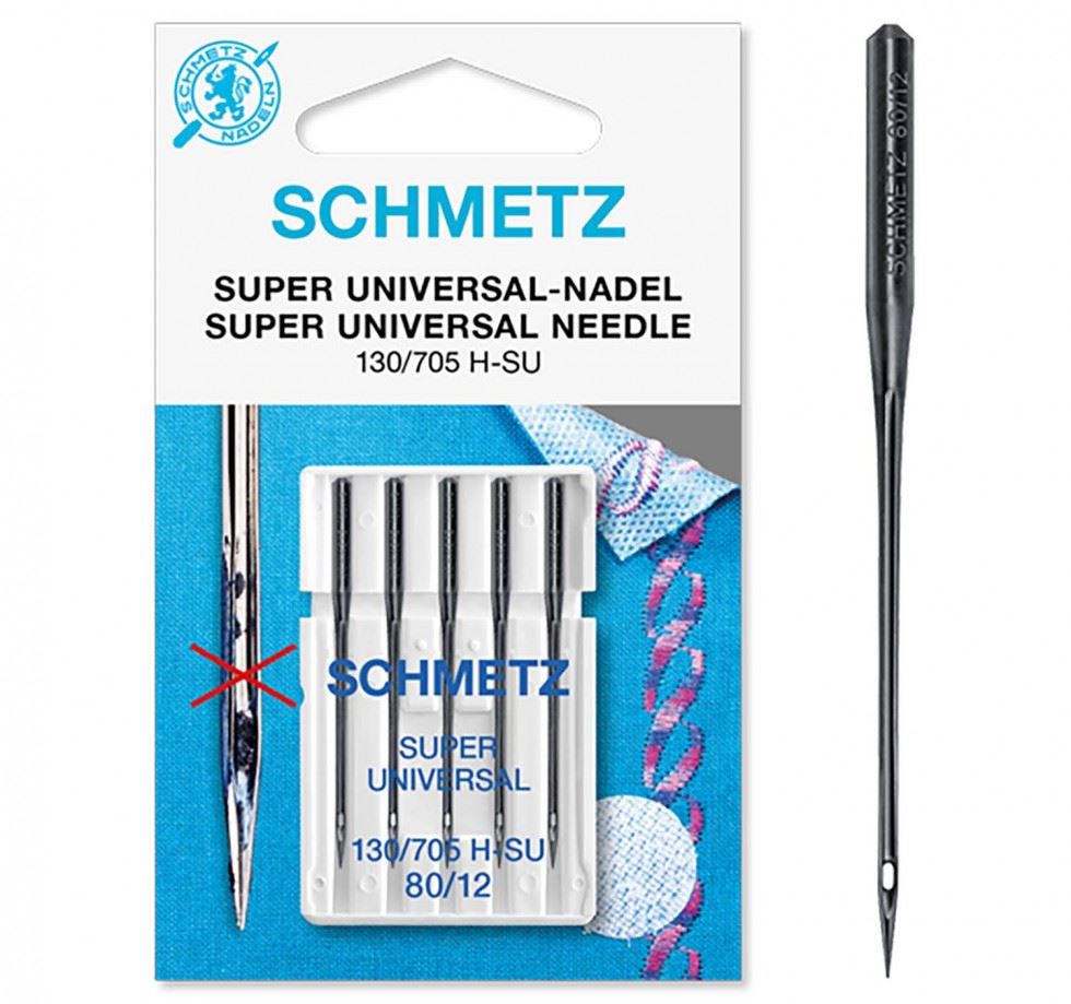 Schmetz Black Super Universal Sewing Machine Needles