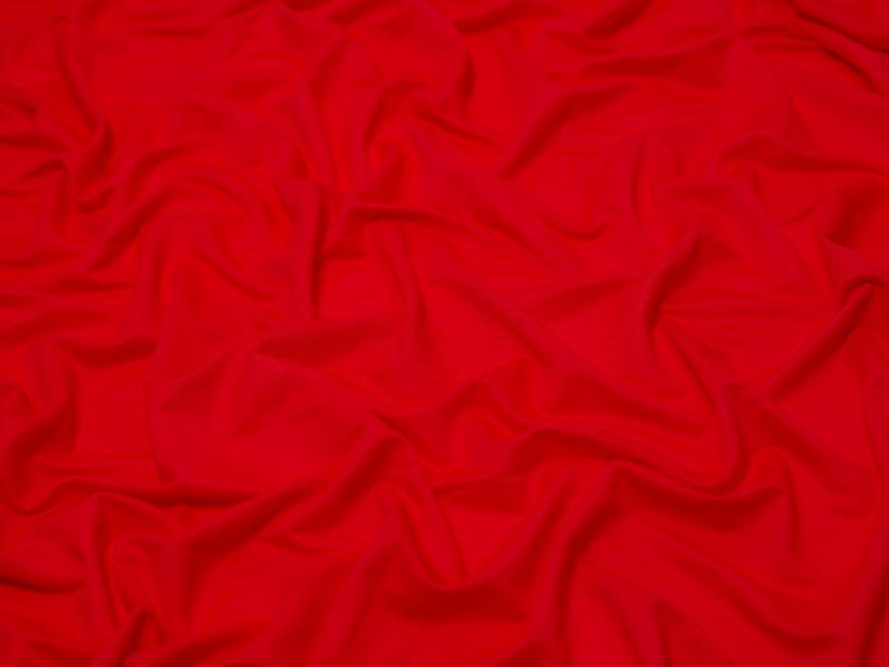 Minerva Core Range Red Rayon Nylon Jersey Stretch Knit Fabric