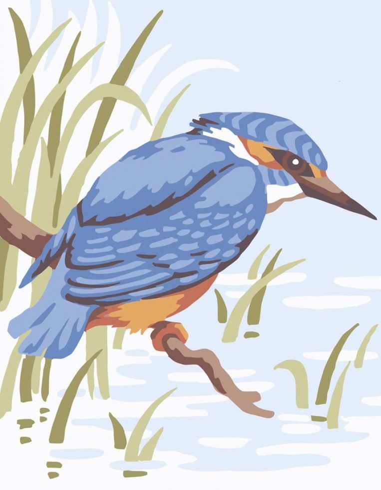 Grafitec Kingfisher Printed Tapestry Canvas