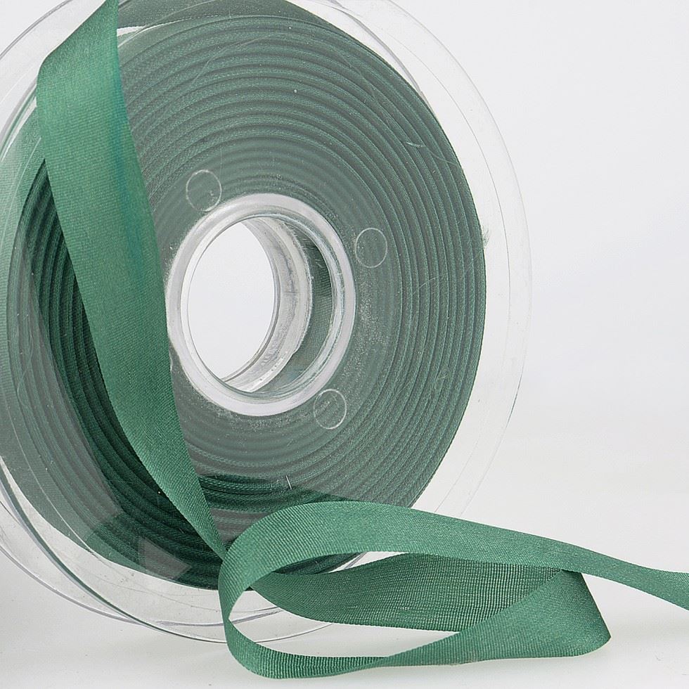 Stephanoise Fine Silk Ribbon Bottle Green
 