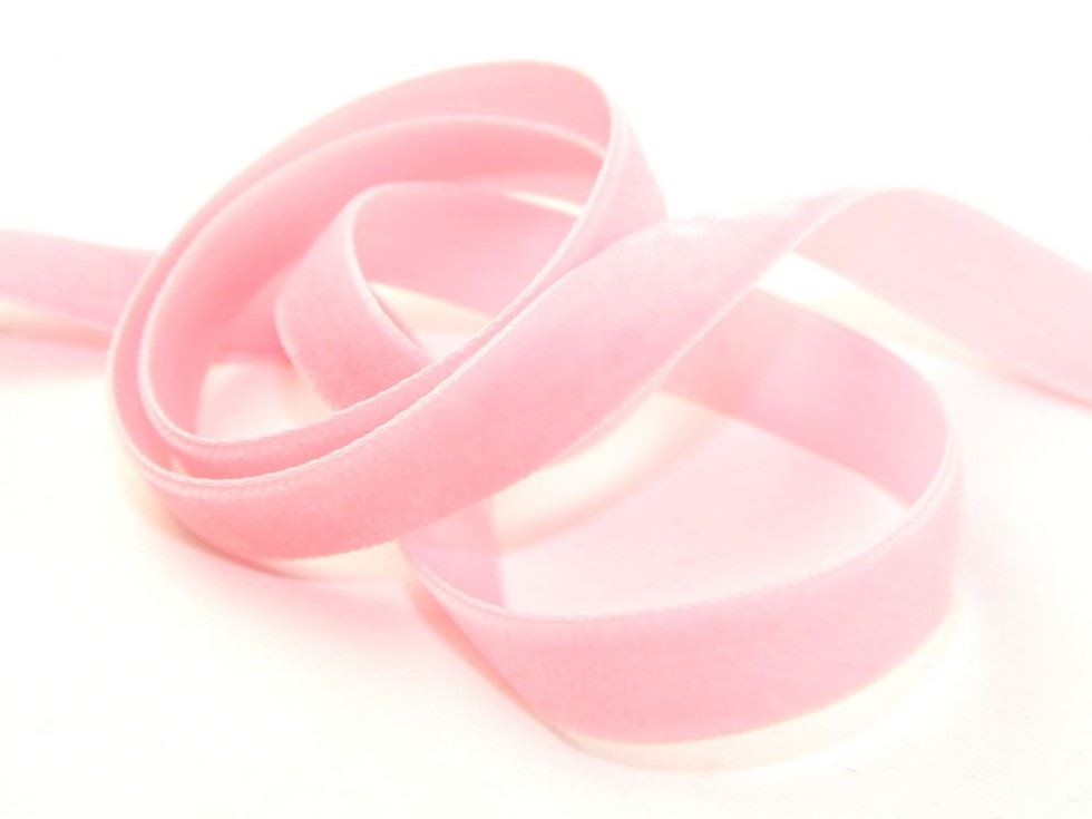 Berisfords Velvet Ribbon Mini Roll 9572 Blush Rose
 