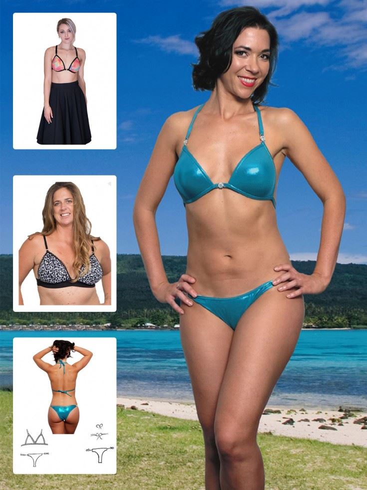 Booby Traps Paper Sewing Pattern Isabelle Bikini or Bralette
 