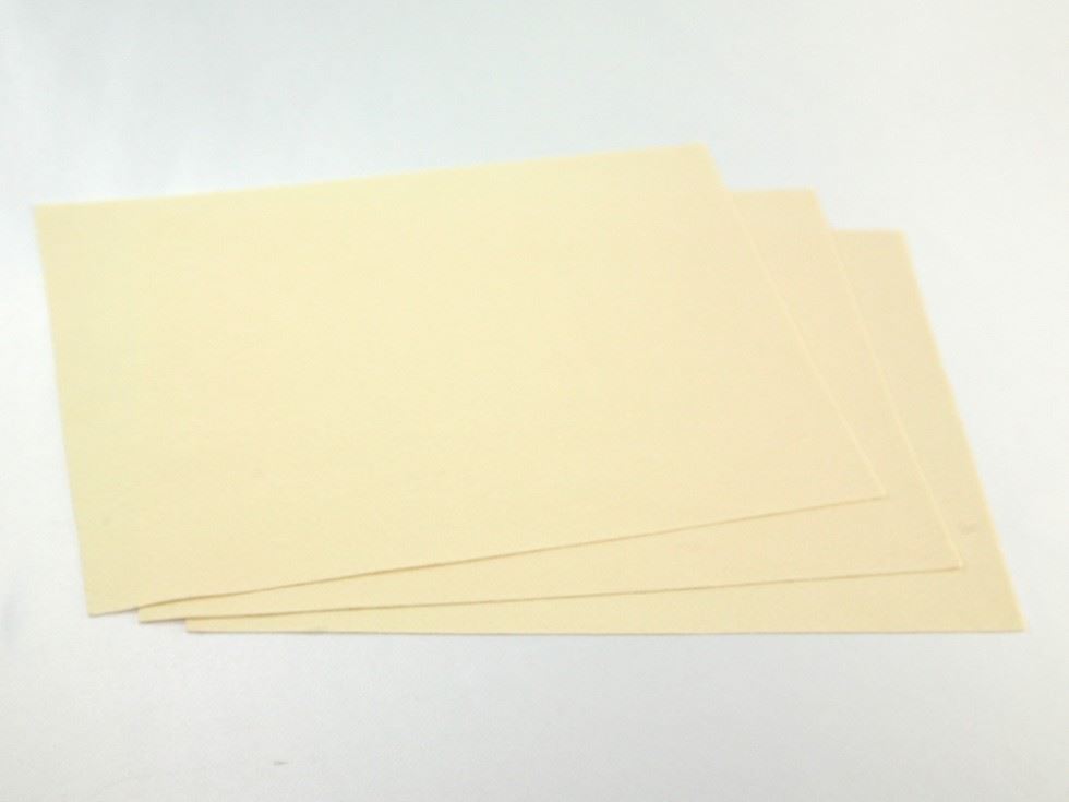 Minerva Core Range Ivory 9X12inch Acrylic Felt Fabric Sheets
