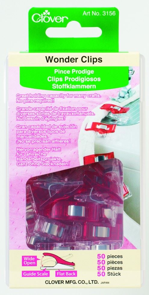 Clover Wonder Clips Red
 
