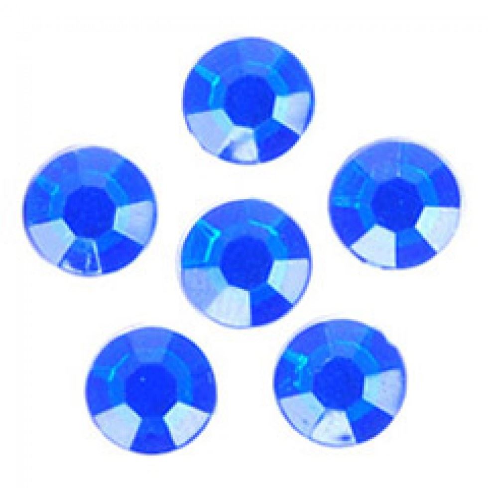 Trimits Royal Blue Round Stick On Diamantes