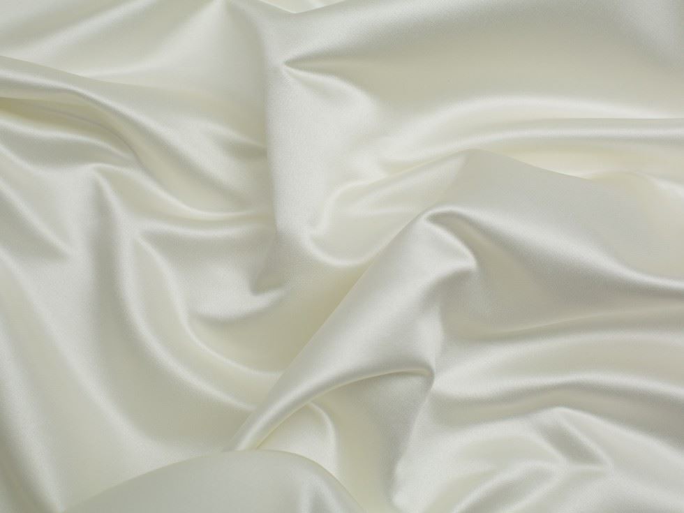 Minerva Core Range Ivory Classique Duchess Satin Fabric