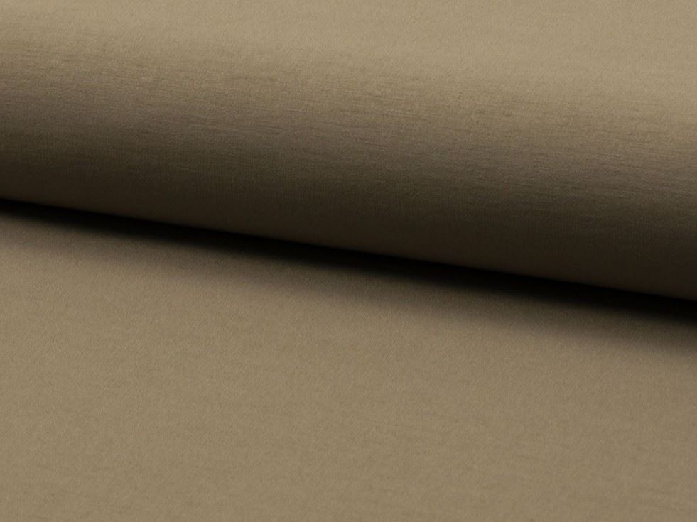 Camel Deadstock Stretch Woven Viscose Bengaline Fabric
