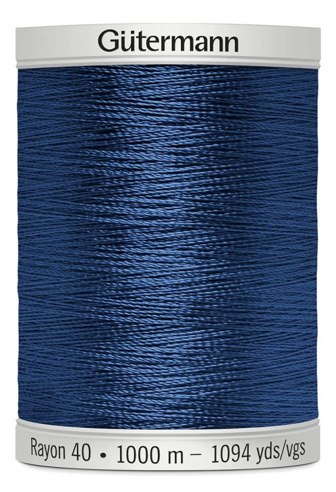 Gutermann 1076 No 40 Sulky Rayon Embroidery Thread
