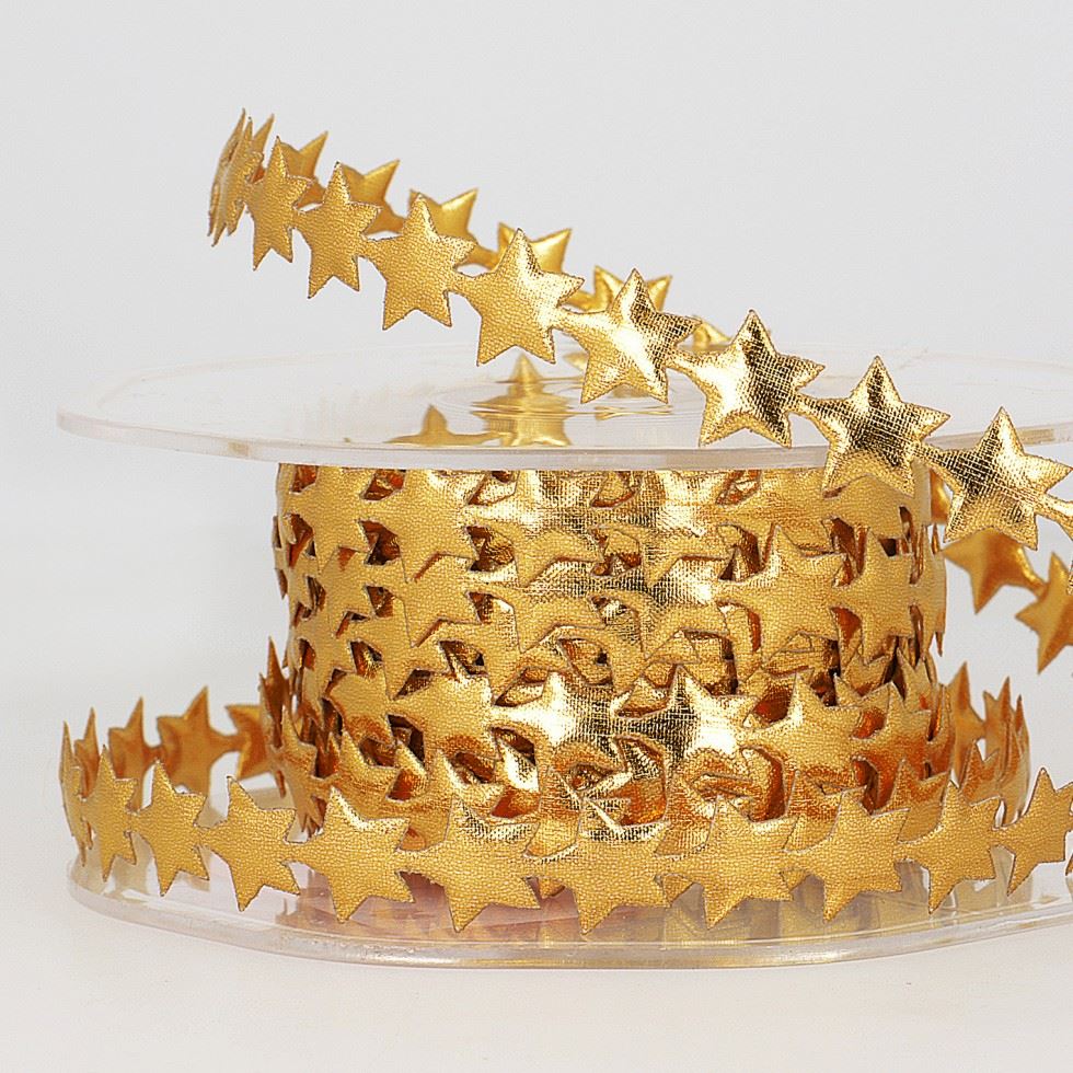 Stephanoise Heart Garland Trim Golden Yellow