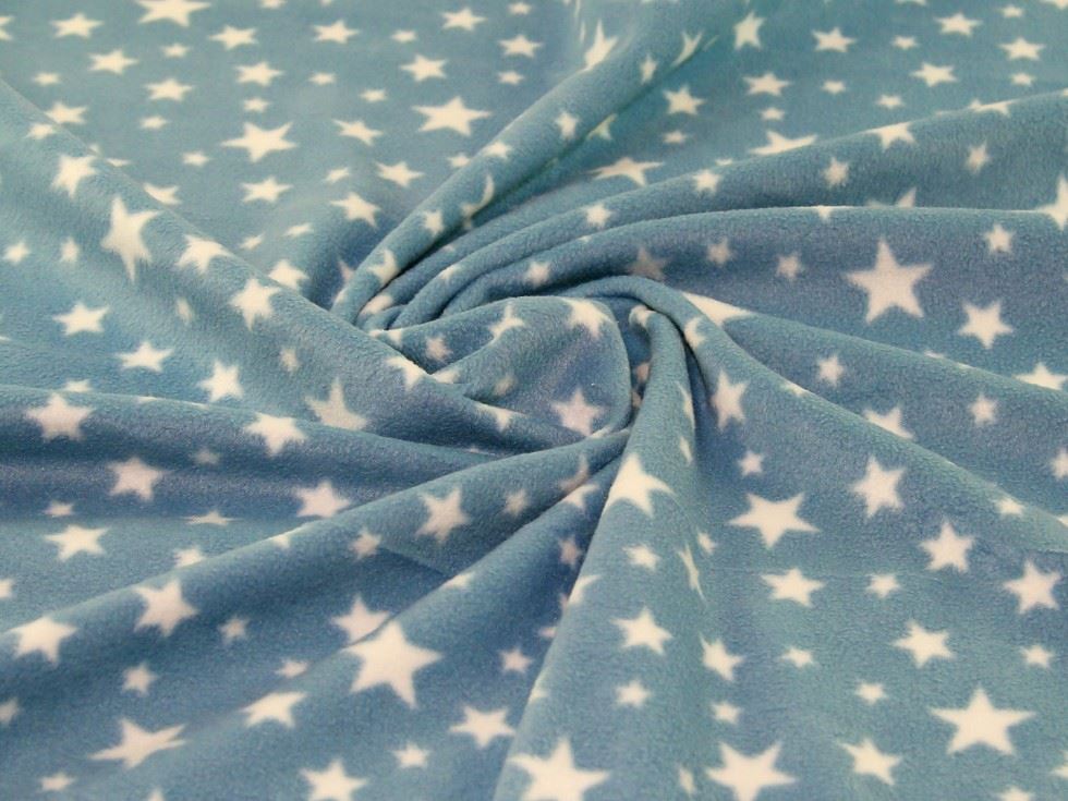 Baby Blue Polar Fleece Fabric