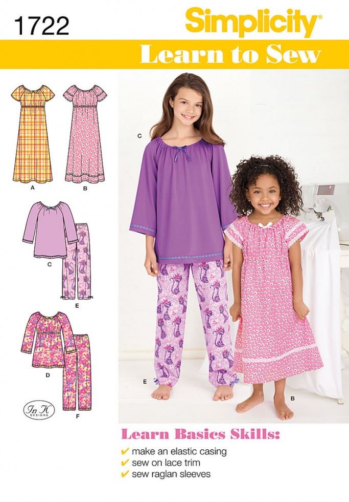Simplicity Paper Sewing Pattern 1722
 