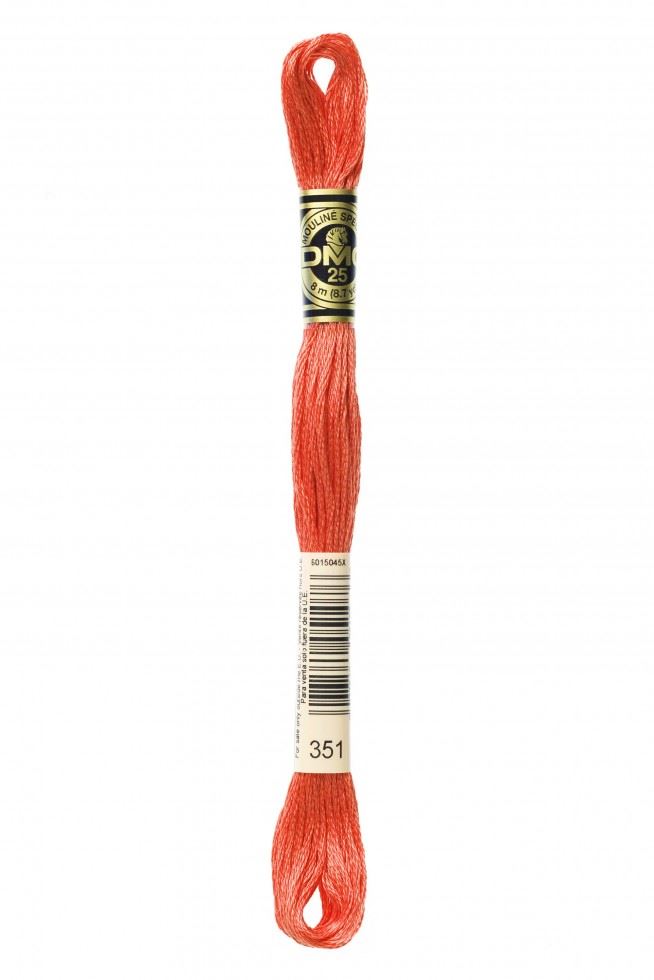 Dmc 351 Stranded Cotton Embroidery Thread