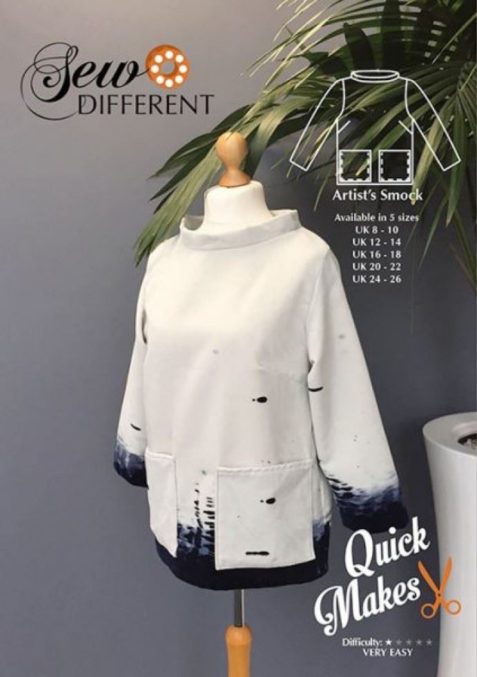 Sew Different Paper Sewing Pattern Artists Smock