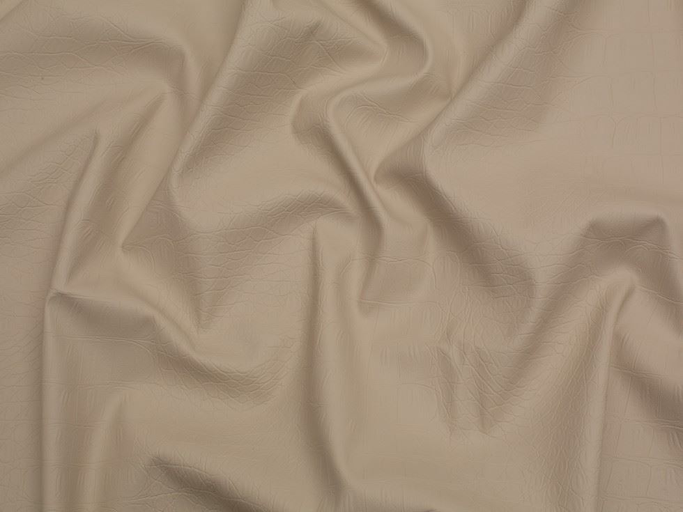 Minerva Core Range Putty Aligator Faux Leather Fabric