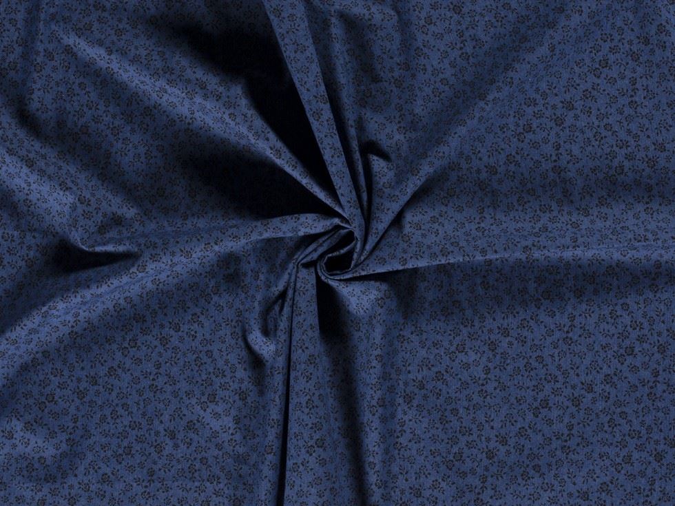 Stretch Woven Denim Fabric Navy
 
