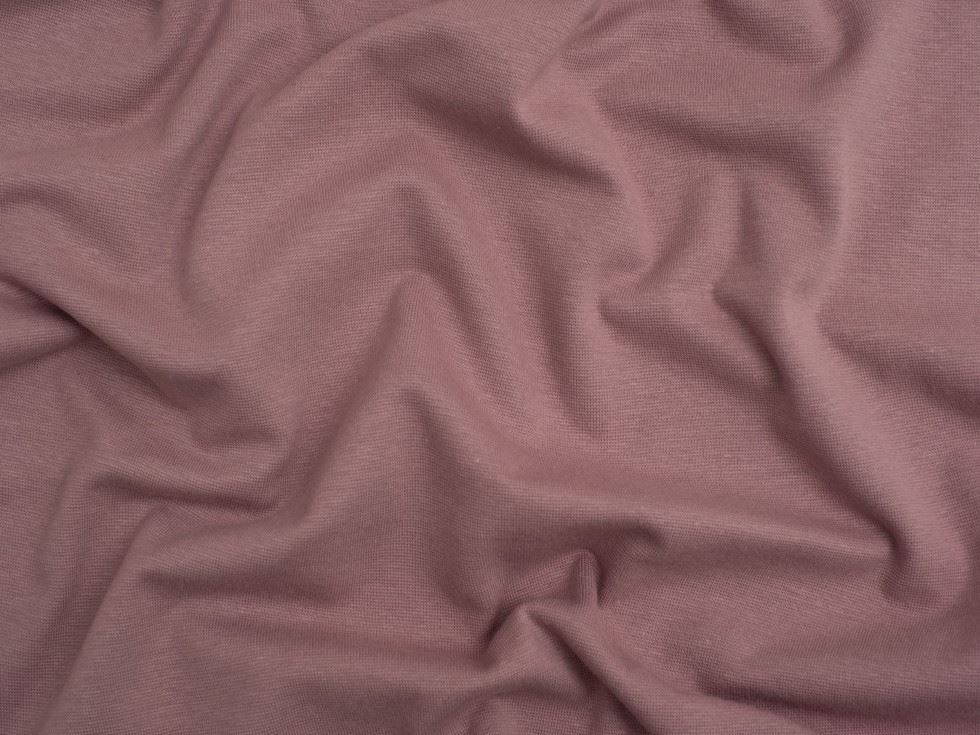 Minerva Core Range Baby Soft Tubular Ribbing Stretch Knit Fabric Mauve