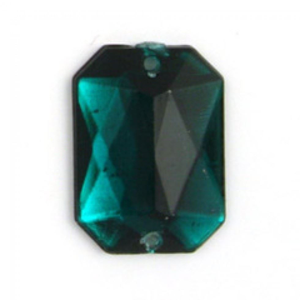 Trimits Green Rectangular Diamantes