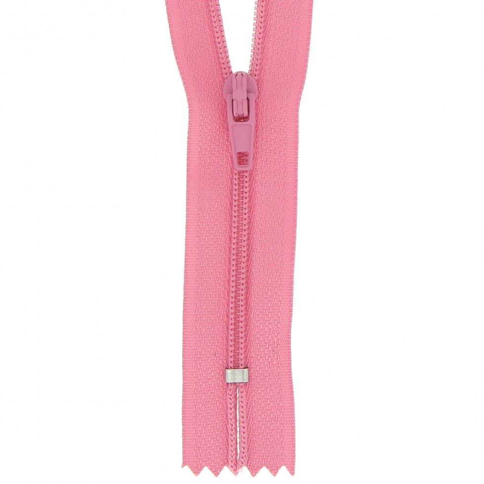 Milward Nylon Dress & Skirt Closed End Zips Coral Pink
 