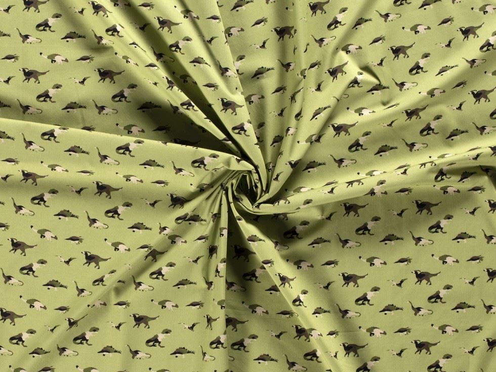 Green 100% Cotton Poplin Fabric