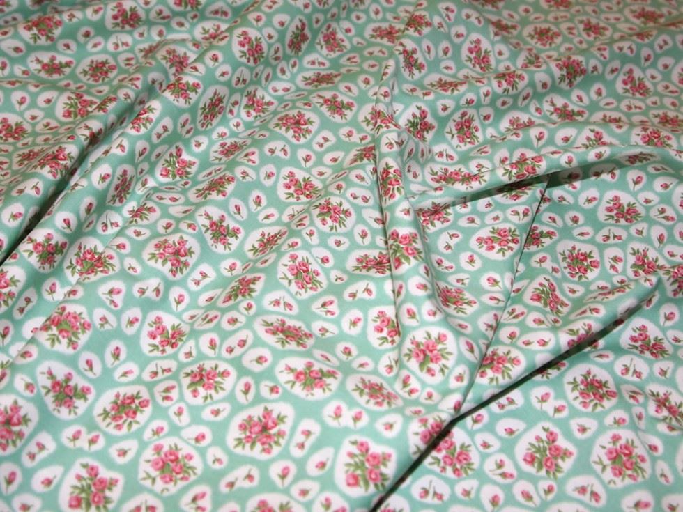 100% Cotton Poplin Fabric Green