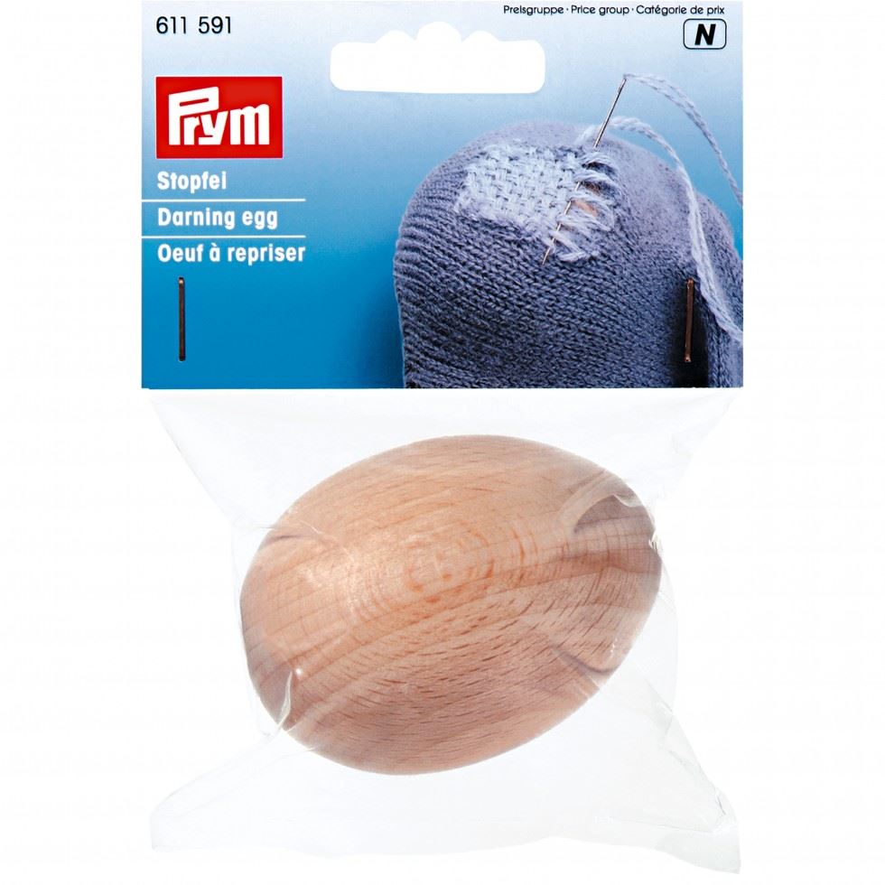 Prym Hardwood Darning Egg
 
