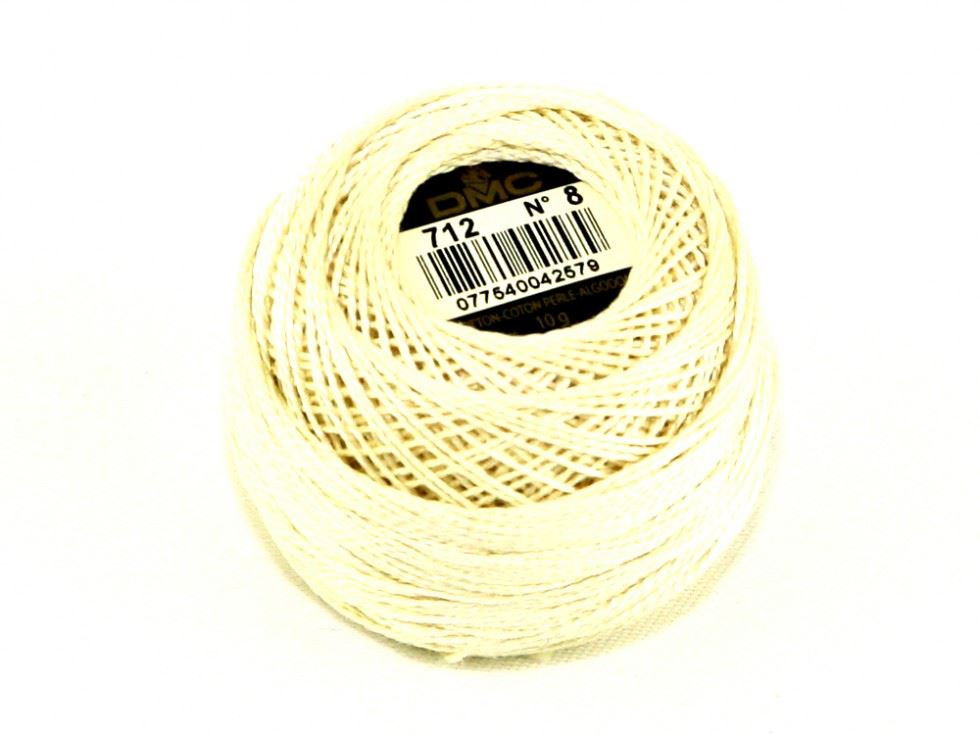 DMC Size 8 Cotton Perle Thread 712
 