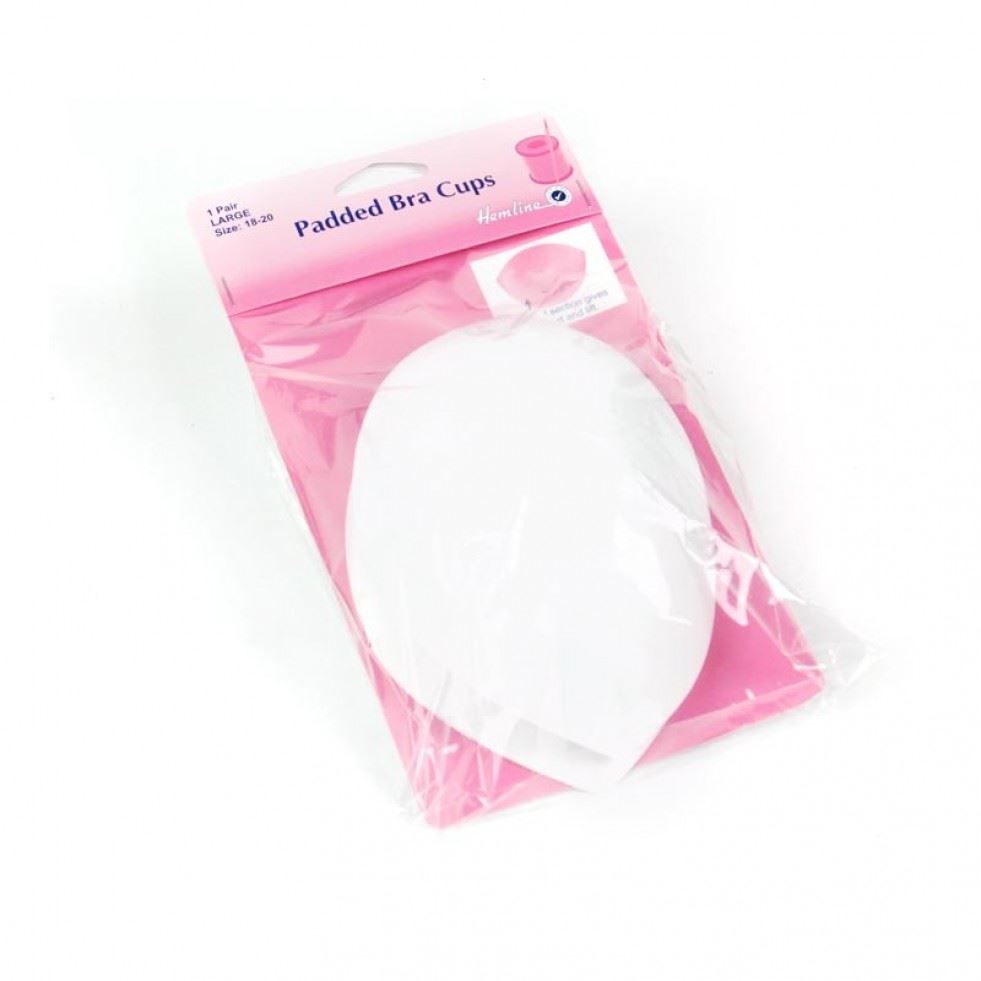 Minerva Padded Bra Cups White Hemline H963.mw