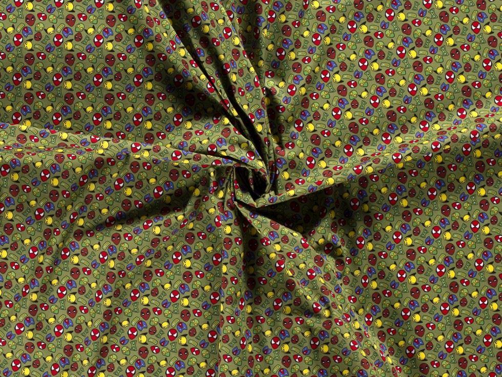 100% Cotton Poplin Fabric Green
 