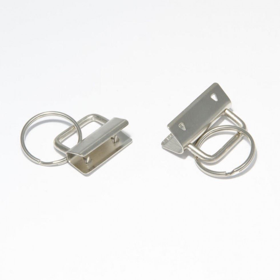 Metal Hooks With Split Ring Silver