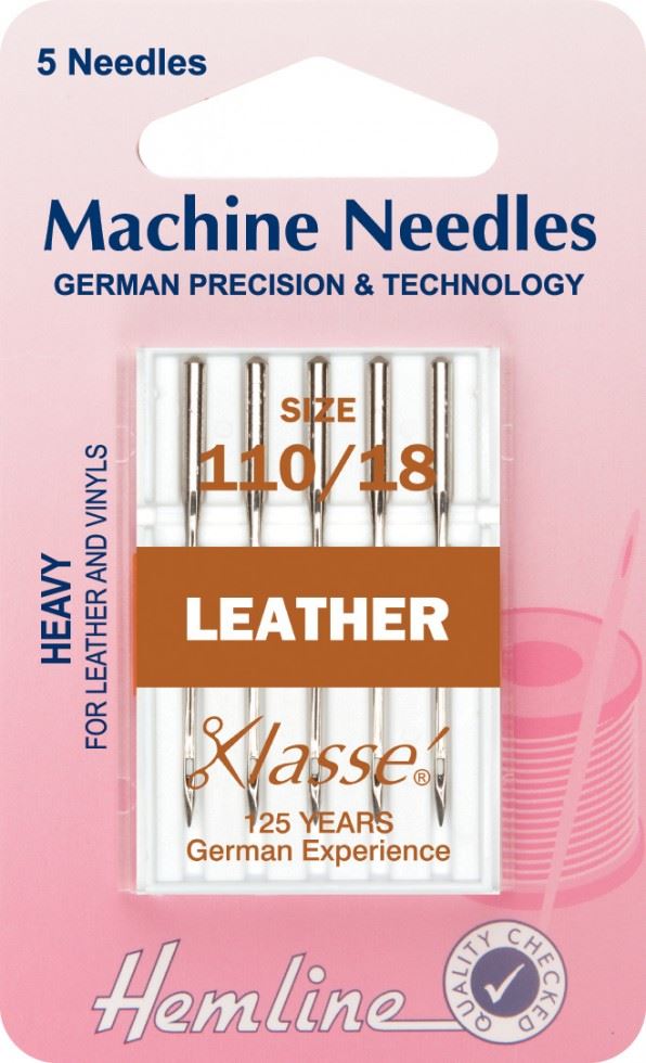 Minerva Sewing Machine Needles Leather Hemline H104.110