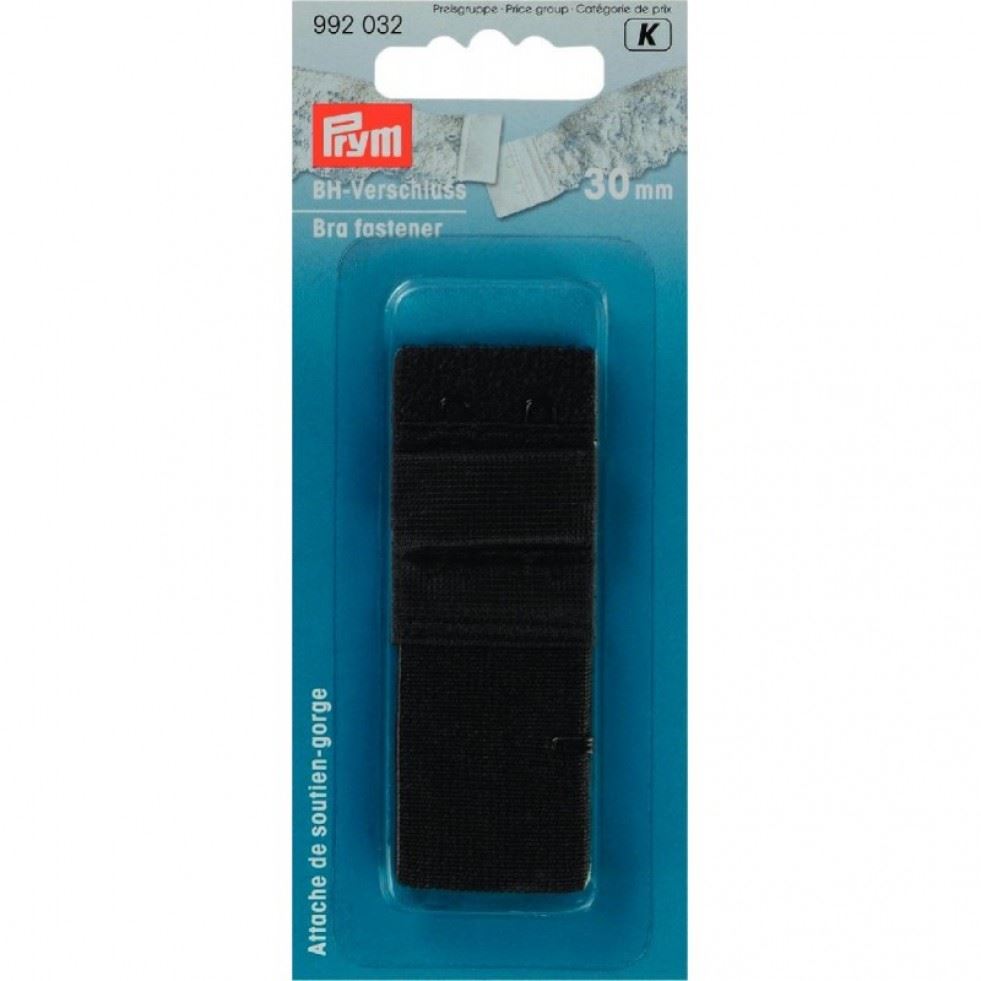 Prym Adjustable Skin Protection Bra Fastener Black