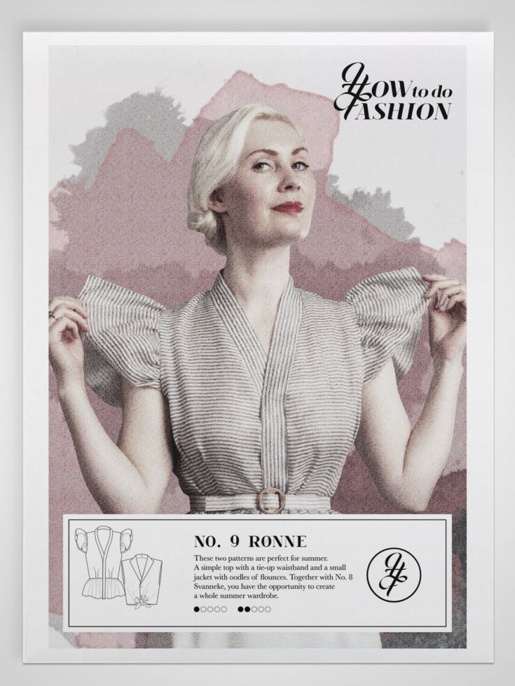 How To Do Fashion Sewing Pattern Ronne Blouse