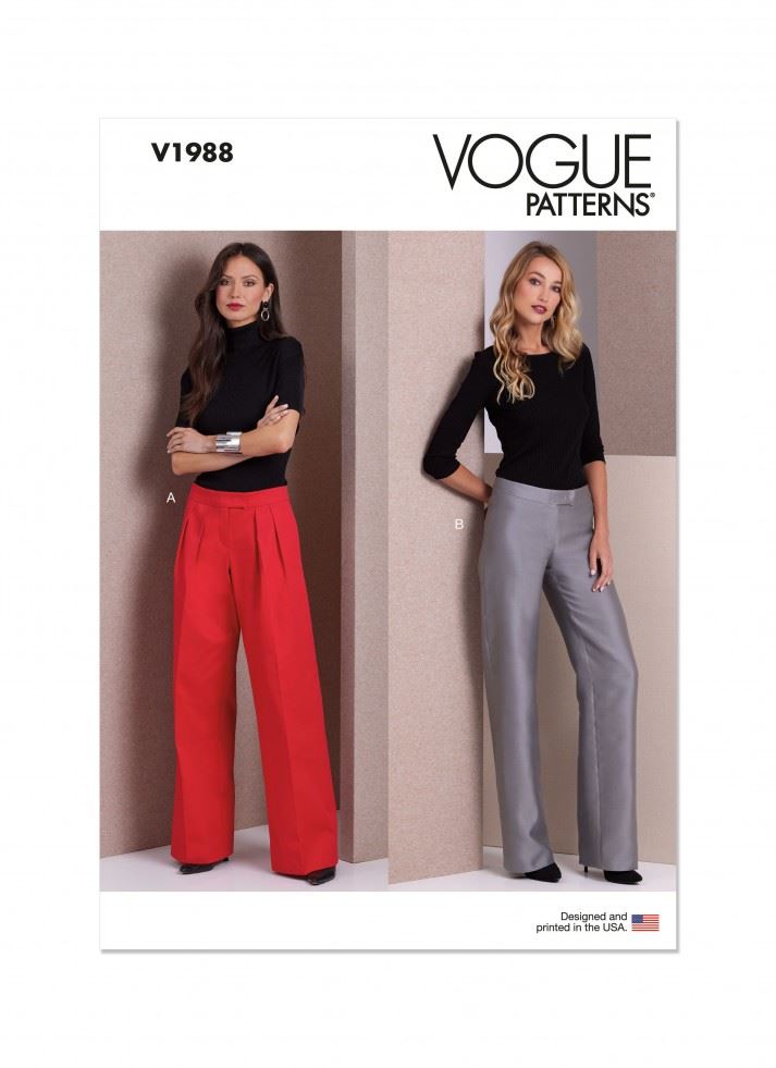 Vogue Paper Sewing Pattern 1988
