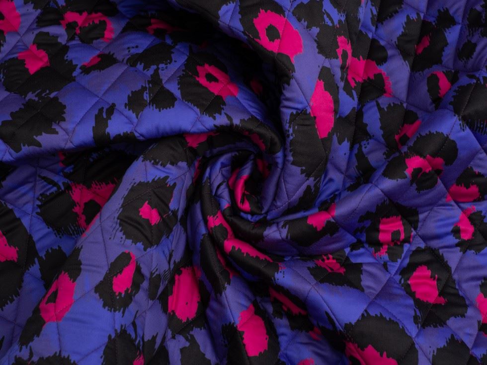 Minerva Exclusive Light Animal Glow Pre Quilted Reversible Coating Fabric