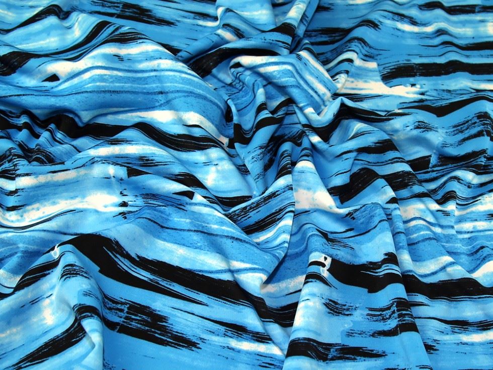 Lady Mcelroy Turquoise Scuba Stretch Knit Fabric