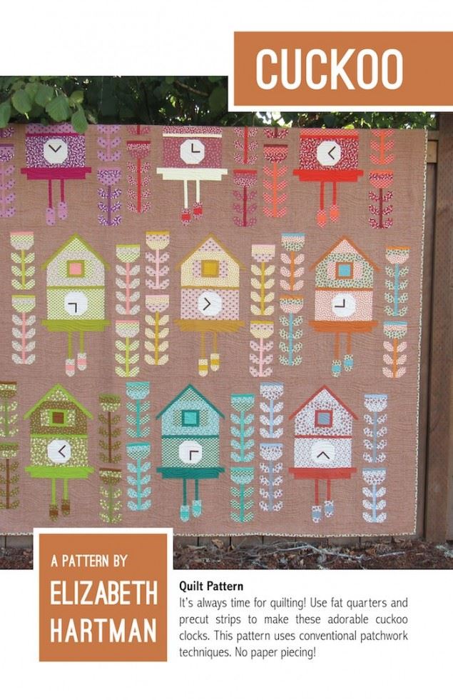Elizabeth Hartman Quilting Pattern Cuckoo
 
