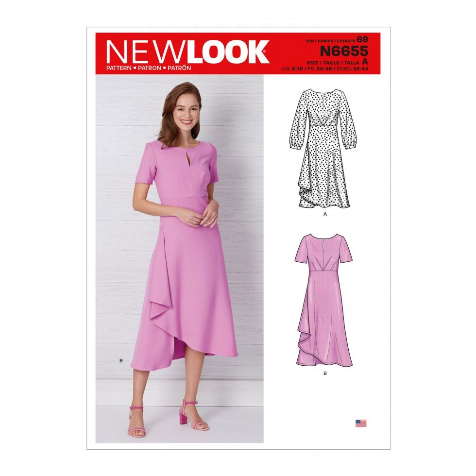 New Look Paper Sewing Pattern 6655
 