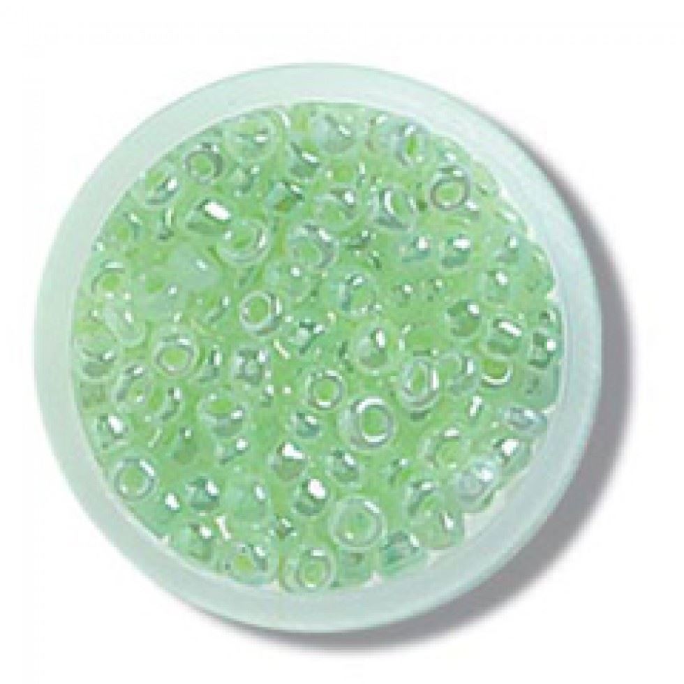 Minerva Glass Bugle Beads Bulk Pack (Value Pack Of 3) Pastel Green Trimits 916028