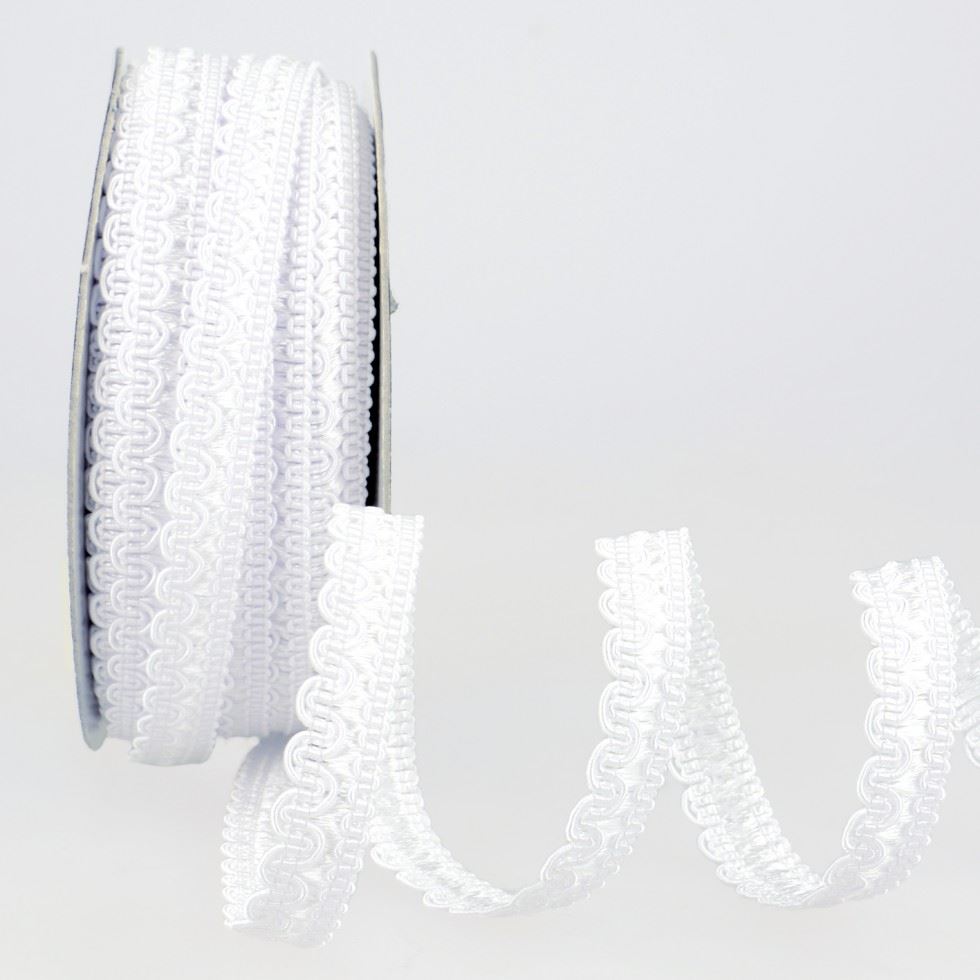 Stephanoise Rayon Braid Trim White
 