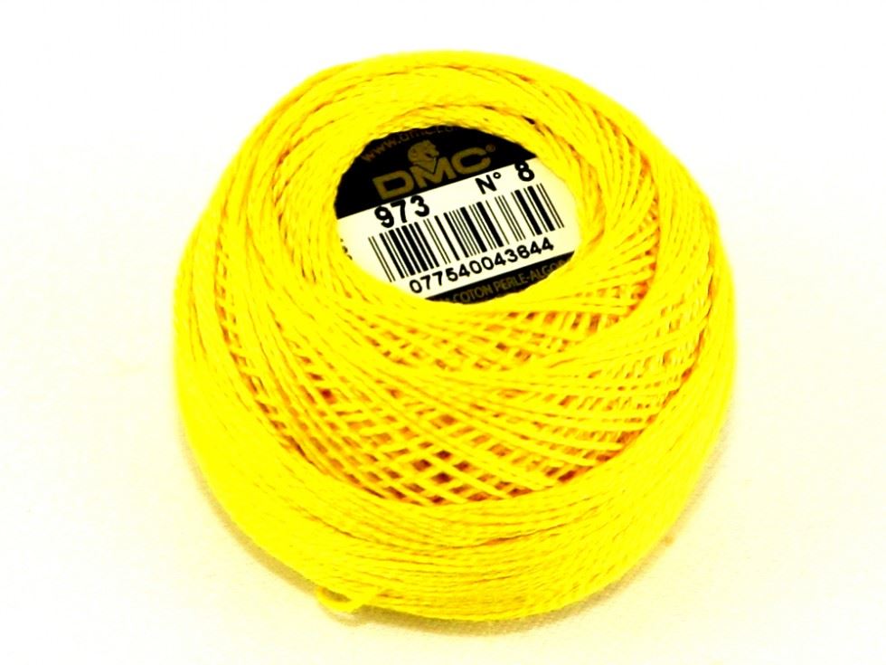 Dmc 973 Size 8 Cotton Perle Thread