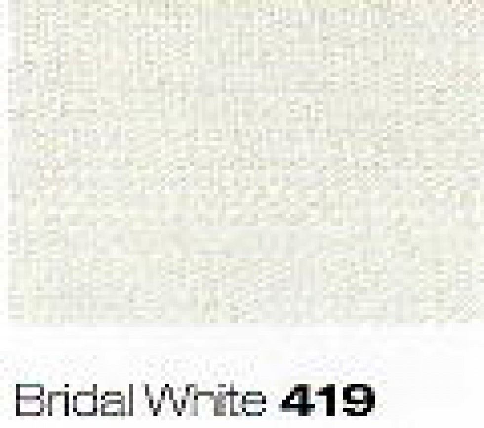 Minerva Super Sheer Organza Ribbon (Value Roll) 419 Bridal White Berisfords R426840419