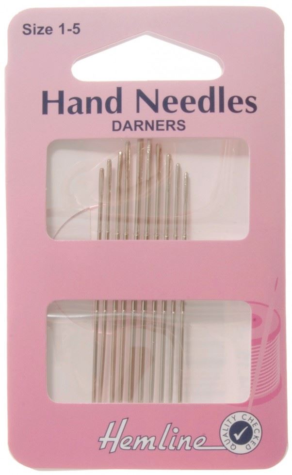 Hemline Hand Sewing Needles - Darner (Size 1-5) - 5 Packs - Image 4