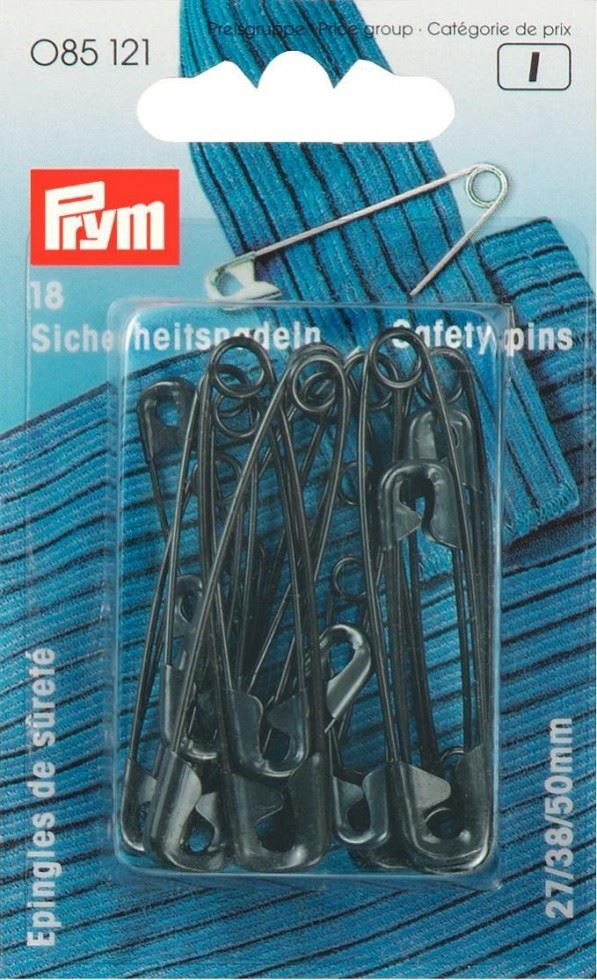 Prym Safety Pins Black
 