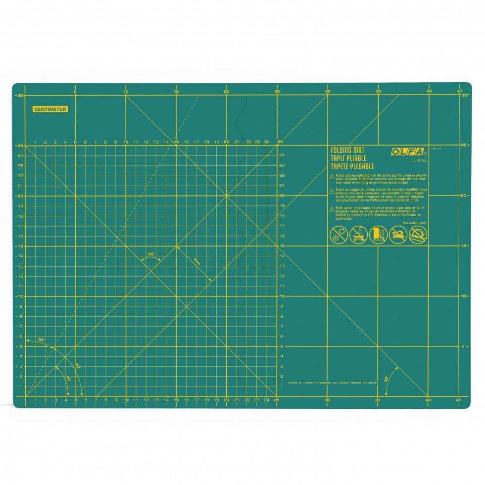 Olfa Yellow Folding Cutting Mat